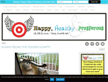 Tablet Screenshot of happyhealthyandprosperous.com